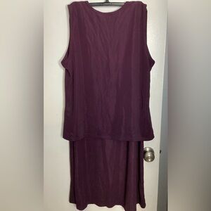 Chic Plum Skirt Set L/XL
